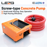 Pompe à vis électrique pour mortier de construction, équipement de coulage de béton pour le remplissage de colonnes
