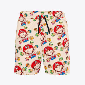 Personalización de soporte de un artículo Hawaiian Casual Loose Men's Five Quarter Shorts, Beach Travel Casual Trend Shorts - Product Image 2