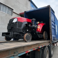 Tracteur agricole d'occasion 4x4 avec prise de force arrière catégorie II, cabine fermée, moteur diesel pour transmission multi-vitesses et labourage