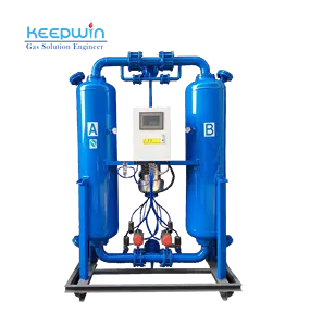 2024 Hot 220v/50hz Industrial Compressor Parts 0.2kw 0.27hp 1.6 Nm3/min 6-10bar Heatless Adsorption Dryer Desiccant Air Dryer