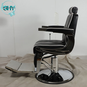 Moderne noir <span class=keywords><strong>pas</strong></span> <span class=keywords><strong>cher</strong></span> prix BarBer rétro hommes huile <span class=keywords><strong>tête</strong></span> chaise salon de coiffure salon de coiffure style chaise de barbier <span class=keywords><strong>à</strong></span> vendre - Product Image 4