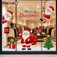 Autocollants de Noël personnalisés, étiquettes de Père Noël en rouleau, autocollants en vinyle imperméables pour boîtes cadeaux, scellage de cadeaux, emballage de fêtes, décalcomanies, logo