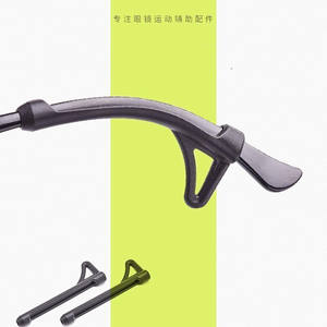 Nouveaux crochets d'oreille en silicone ZT grand format pour lunettes, manchons antidérapants pour branches de lunettes de sport, été 2024 - Product Image 1