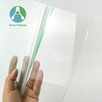 Feuille de PC transparente sur mesure, surface brillante/mate/gaufrée pour la fabrication de cartes d'identité, applications de pliage/thermoformage (OCAN)