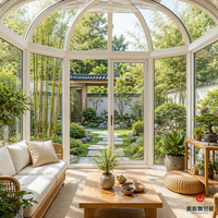 Serre en aluminium préfabriquée, véranda en verre, abri de piscine, jardin, patio, cour arrière