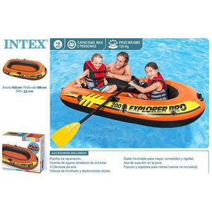 Gommone Gonfiabile Intex Explorer Pro 200 196x102x33cm per 2 Persone con Pagaia e Kit di Riparazione - Product Image 3
