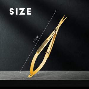 Tijeras Obexa OBS-399302 de 4.7 Pulgadas, Rectas, con Hoja Afilada de Acero Inoxidable 440C, para Diestros, con Mango de Acero Japonés - Product Image 2