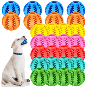 Jouet à mâcher interactif pour chien en caoutchouc naturel ultra-résistant, OEM ODM, pour le nettoyage des dents - Product Image 1