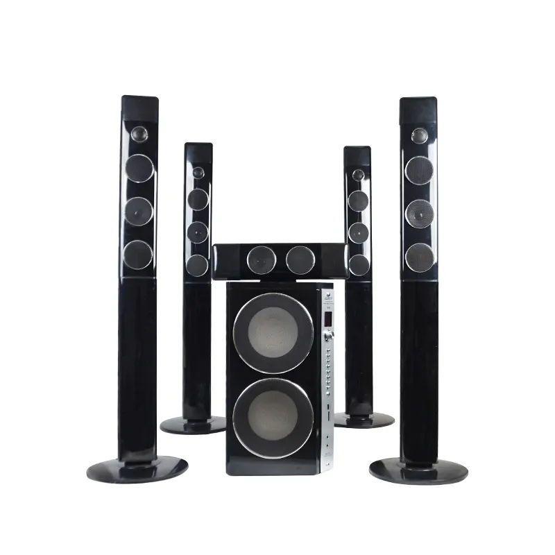 Jerry yüksek kalite 5. Ev sinema hoparlörü bluetooth dvd OYNATICI ile 1 JR-8088 sistem ses Woofer hoparlör