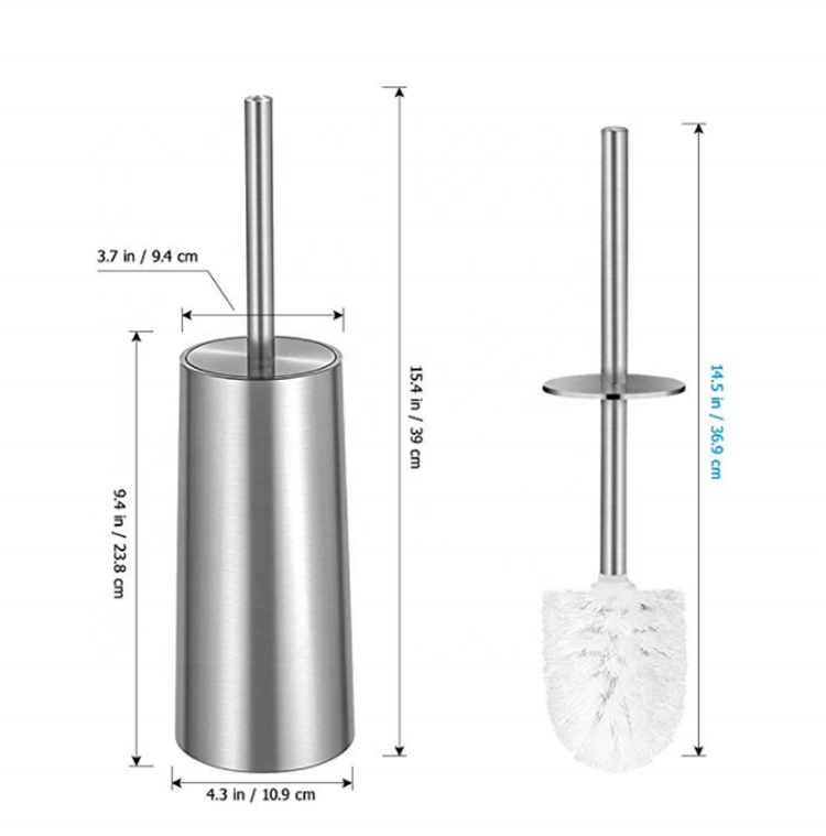 एक स्टेनलेस स्टील के साथ Hotsale बाथरूम सामान बाल खड़े शौचालय ब्रश धारक