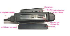 Xe Máy <span class=keywords><strong>DVR</strong></span> không dây 4k phía trước và nội thất K18 S2 8K ống kính kép <span class=keywords><strong>3G</strong></span> 4G Dashcam với thẻ Sim - Product Image 6