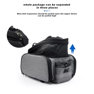 RIDERACE-<span class=keywords><strong>Sacoche</strong></span> de vélo pour vélo, <span class=keywords><strong>sacoche</strong></span> de guidon, <span class=keywords><strong>porte</strong></span>-bagages, grande capacité - Product Image 4