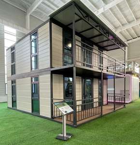 Casa Contenedor Móvil Prefabricada Expandible de Dos Niveles de 20, 30 y 40 Pies, Desmontable, para Jardín - Product Image 4