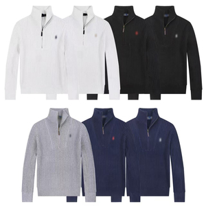 <span class=keywords><strong>Maglione</strong></span> <span class=keywords><strong>Polo</strong></span> RL Personalizzato da <span class=keywords><strong>Uomo</strong></span> in Lana e Cotone con Collo a Girocollo, Lavorazione a Trecce, Casual, Prodotto da Ralphes - Product Image 1