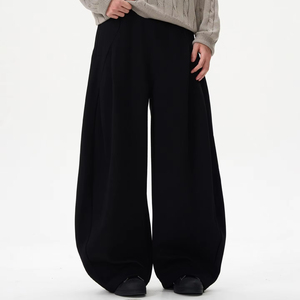 <span class=keywords><strong>Pantaloni</strong></span> larghi larghi <span class=keywords><strong>sportivi</strong></span> in vita elasticizzati da <span class=keywords><strong>uomo</strong></span> con Machete di Design oversize personalizzato - Product Image 2