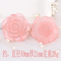 Nouveauté 2026 : Breloques en résine lumineuses en forme de rose en velours doux et coloré, moins d'un dollar, jouets en sachet surprise T08, breloques pour slime