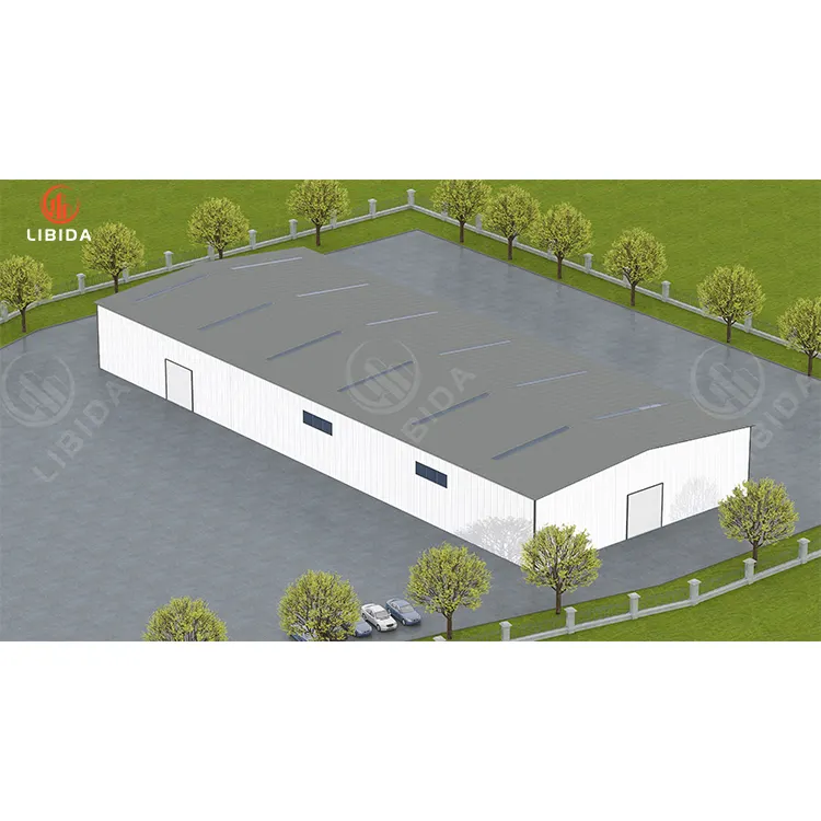 Chine Fabricant Premium métal léger toit en pente structure métallique bâtiment entrepôt atelier à vendre