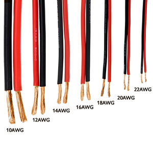<span class=keywords><strong>สาย</strong></span>ลำโพง HiFi สำหรับเสียงและวิดีโอ สีดำและสีแดง ขนาด 14 12 16 18 AWG ปลอกหุ้ม PVC มาตรฐาน CL2 CL3 - Product Image 4