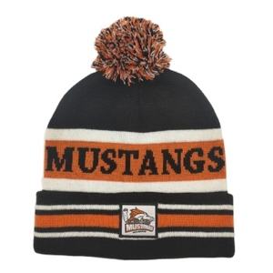 หมวกไหมพรมมีปอมปอมบอลหลายสีหมวกไหมพรมสำหรับผู้ใหญ่หมวกถักโลโก้แบบออกแบบได้ตามต้องการสำหรับฤดูหนาว - Product Image 5