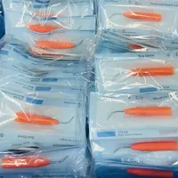 Ujung Laser Sekali Pakai Warna Oranye, Suku Cadang untuk Laser Gigi Picasso 2.5W 7W 400m 10mm & 400m 5mm