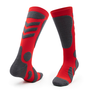 Zhongde <span class=keywords><strong>chaussettes</strong></span> de sport d'hiver hommes femmes genou haut anti-dérapant laine mérinos coton Logo personnalisé épais thermique <span class=keywords><strong>Ski</strong></span> Grip <span class=keywords><strong>chaussettes</strong></span> de football - Product Image 5