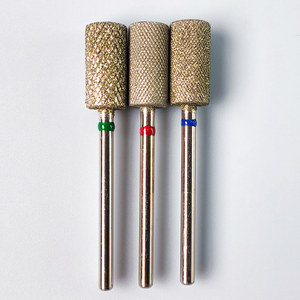 2.3mm forme de flamme haute qualité mèche à ongles cuticule outil de nettoyage excellente Dissipation thermique diamant forets à ongles - Product Image 3