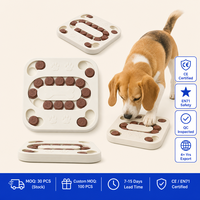 Jouet interactif pour chien : Distributeur de friandises coulissant anti-étouffement, bol d'alimentation lente, jeu d'intelligence