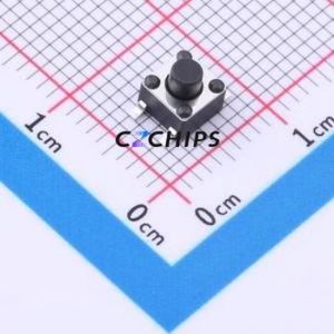 TSC015A04526B Tactile Switch SMD-4P,4.5x4.5mm Switch Round Button 2.6N Vertical Mount 4.5mm - Product Image 1