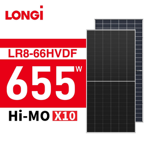 Panel Solar Longi Hi-Mo X10 LR8-66HVDF 630w 635w 640w 645w 650w de Alta Calidad - Product Image 1