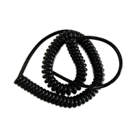 Câble spiralé enroulé pour outils électriques, conducteur en cuivre étamé personnalisé, gaine en PVC/PU, pour distributeurs automatiques de boissons