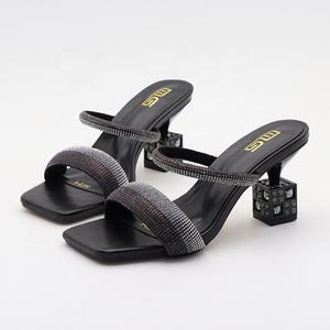 Arancione sandali nuovi stile per le donne e le signore <span class=keywords><strong>tacchi</strong></span> quadrati per le signore sandali con tacco chaussures pour femmes zapatos mujeres - Product Image 4