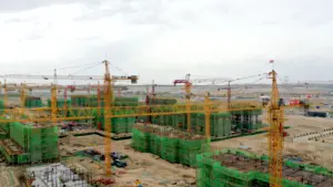 JINNTAタワークレーンPLCインバーターrcb qiangli 8ton建設