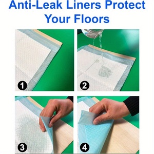 Almohadillas desechables superabsorbentes con logotipo personalizado, almohadilla de orina para perros, almohadillas desechables para orinar para cachorros y mascotas - Product Image 4