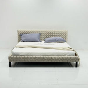 Nouveau lit en tissu pour meubles de chambre Lit double king en tissu de style moderne pour la maison Utile - Product Image 5