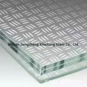 زجاج مصفح صناعي مستمر مسطح بقلب فضي متموج صغير 5 مم - Product Image 4