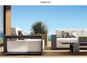 Ensemble moderne <span class=keywords><strong>de</strong></span> salle à manger d'extérieur <span class=keywords><strong>en</strong></span> aluminium <span class=keywords><strong>de</strong></span> 9 pièces d'usine comprenant une <span class=keywords><strong>table</strong></span> <span class=keywords><strong>extensible</strong></span> et un dessus <span class=keywords><strong>en</strong></span> céramique pour les meubles <span class=keywords><strong>de</strong></span> patio <span class=keywords><strong>de</strong></span> <span class=keywords><strong>jardin</strong></span> - Product Image 2