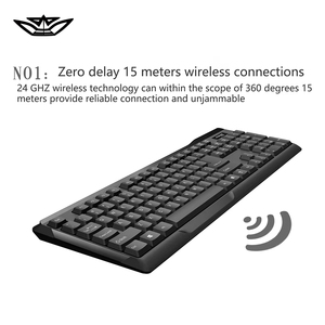 Lvkidron Đen Trắng Bàn Phím Và Chuột Thiết Lập Cảm Biến Quang Học 2.4G Bàn Phím Không Dây Chuột Combo Cho Văn Phòng Kinh Doanh Nhà Thiết Lập - Product Image 6