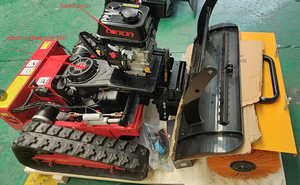 HIGHTOP Smart Robot RC <span class=keywords><strong>Tondeuse</strong></span> à gazon Snow Polw Souffleuse à neige Balayeuse HT550 Télécommande sur chenilles <span class=keywords><strong>Tondeuse</strong></span> à gazon Coupe-herbe avec <span class=keywords><strong>lame</strong></span> - Product Image 3