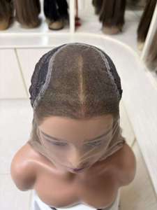 Wholesale Virgin Human Hair HD Swiss Lace Front <b>Wigs</b> Transparent Breathable Cap a Natural Looking - Product Image 3