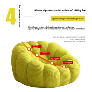 Set Poltrona e Pouf <span class=keywords><strong>Moderno</strong></span> Premium OEM ODM per Arredamento Casa in Stile Nordico e <span class=keywords><strong>Soggiorno</strong></span> Appartamento - Product Image 6
