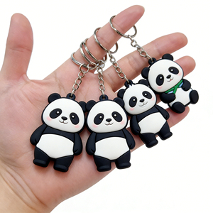 Portachiavi promozionale personalizzato in morbido PVC con logo personalizzato - Product Image 1