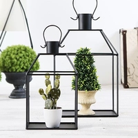 Jardinière en fil métallique nordique, Pot de fleurs, Vase, Terrarium, support de Pot de fleurs, support de plante, décoration de la maison