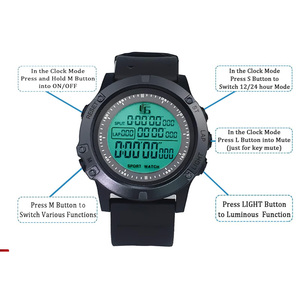 Montre et sifflet d'arbitre de football EDS, minuteur de jeu sportif pour entraîneurs et arbitres - Product Image 4