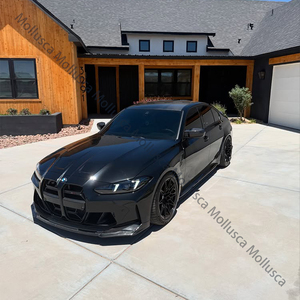 For M3 Series G80 True Carbon Spoiler Front Lip Rear Diffuser Front Grille Side Skirts Reversing Mirror Retrofit Upgrade Kit - Product Image 5