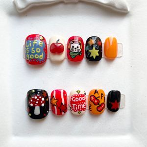 100 Estilos de <span class=keywords><strong>Uñas</strong></span> Postizas de Lujo Personalizadas <span class=keywords><strong>con</strong></span> <span class=keywords><strong>Piedras</strong></span> Brillantes, <span class=keywords><strong>Uñas</strong></span> Cortas Redondas <span class=keywords><strong>con</strong></span> Punta Francesa de Perla, Manicura Acrílica, <span class=keywords><strong>Uñas</strong></span> Adhesivas - Product Image 4