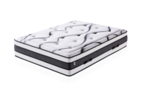 Matelas orthopédique en boîte, roulé, hybride, avec surmatelas en latex et mousse à mémoire de forme en gel, disponible en tailles King, Queen, Full, Simple et Twin