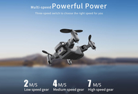 Quadricoptère RC 4K à double caméra avec maintien d'altitude, mode sans tête, WiFi FPV pour débutants