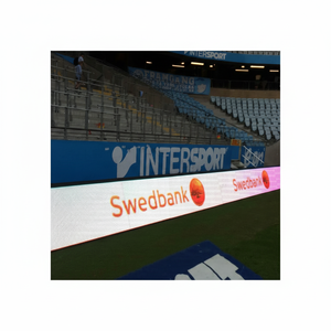 Pantalla publicitaria Led P5 para exteriores de alto brillo, perímetro de campo deportivo, estadio HD, pantalla de tablero de visualización Led - Product Image 1