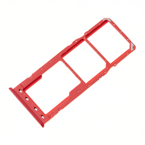 Bandeja para tarjeta SIM y Micro SD roja de repuesto para Samsung Galaxy A10, modelo A105F - Product Image 2