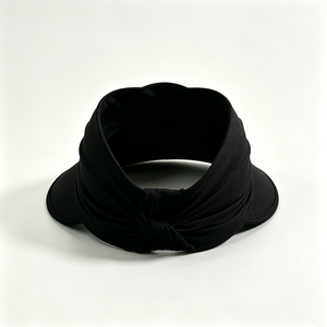 Casquette de soleil unisexe à visière incurvée avec nœud torsadé, trou pour queue de cheval, dessus ouvert, séchage rapide, protection UV, large, pour le sport, les activités de plein air, les voyages et la plage - Product Image 3